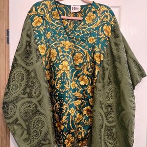 Upcycled Poncho style top from The Morgan Factory